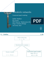 Metabolic Networks 2 Slides