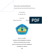 Review Jurnal Geografi Pariwisata - Bangkit A.P