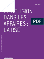 La Religion Dans Les Affaires: La RSE - Aurélien Acquier, Jean-Pascal Gond, Jacques Igalens