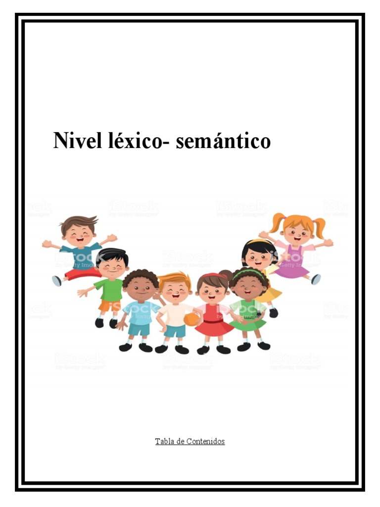 Actividades de Léxico Semántico Infantil | PDF | Herramientas