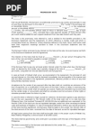 Deed of Absolute Sale - A Sample  Deed