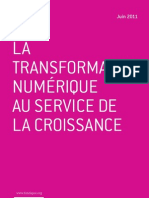 La Transformation Numérique Au Service de La Croissance - Jean-Pierre Corniou