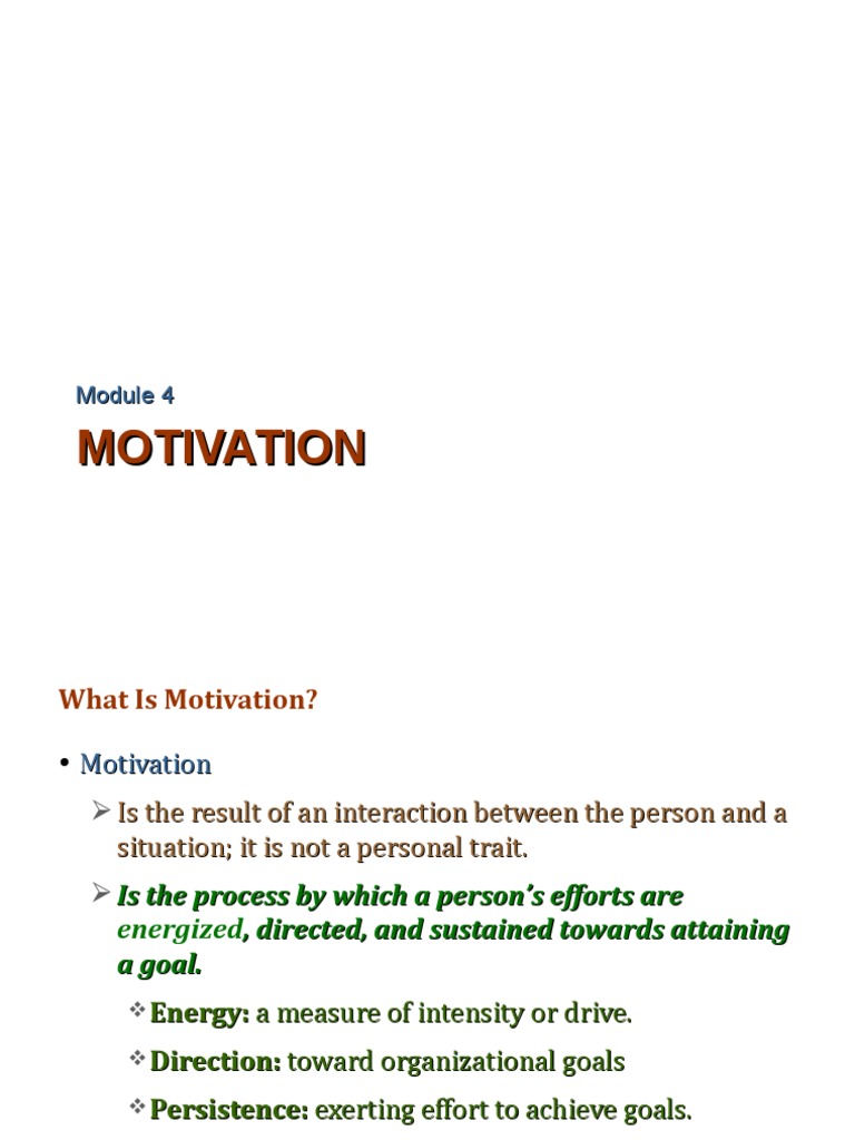 Motivation | PDF | Goal Setting | Goal