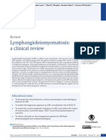 Lymphangioleiomyomatosis