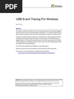 USB Event Tracing