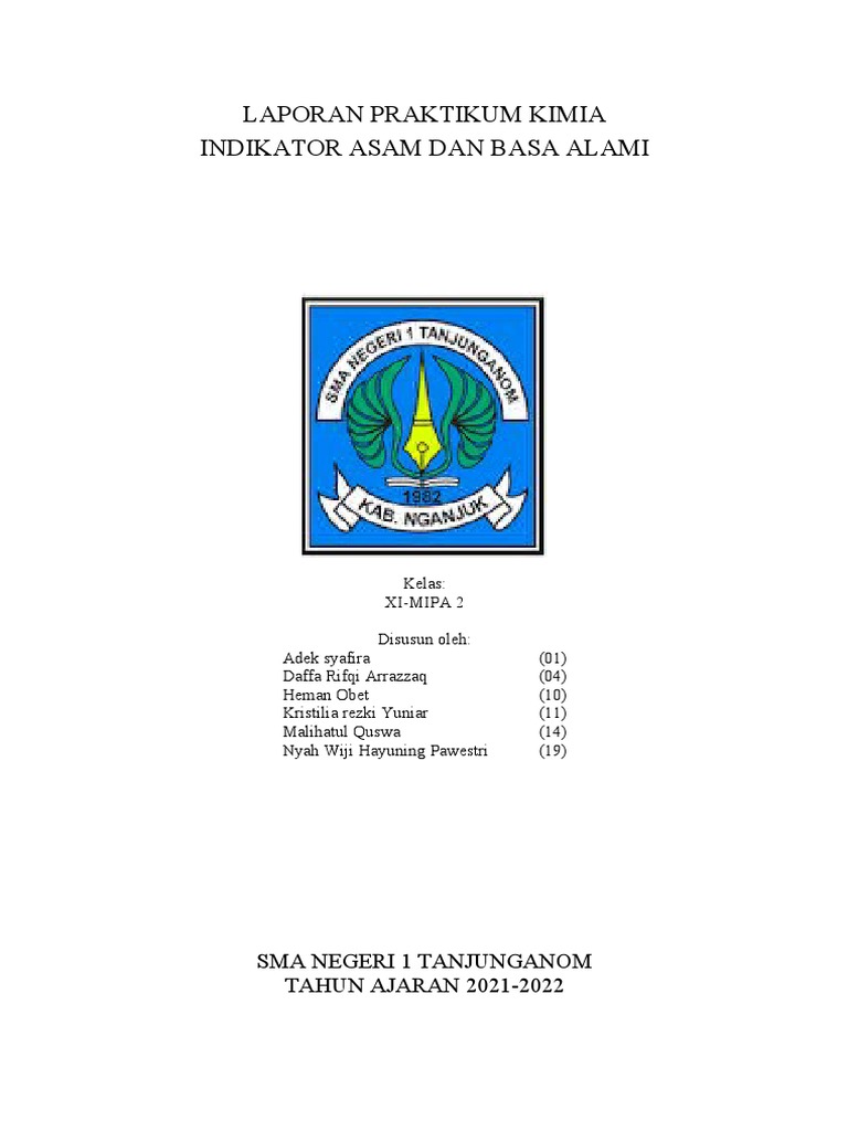 Laporan Penelitian Asam Basa | PDF