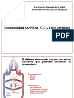 Excitabilidad Cardíaca, ECG y Ciclo Cardiaco