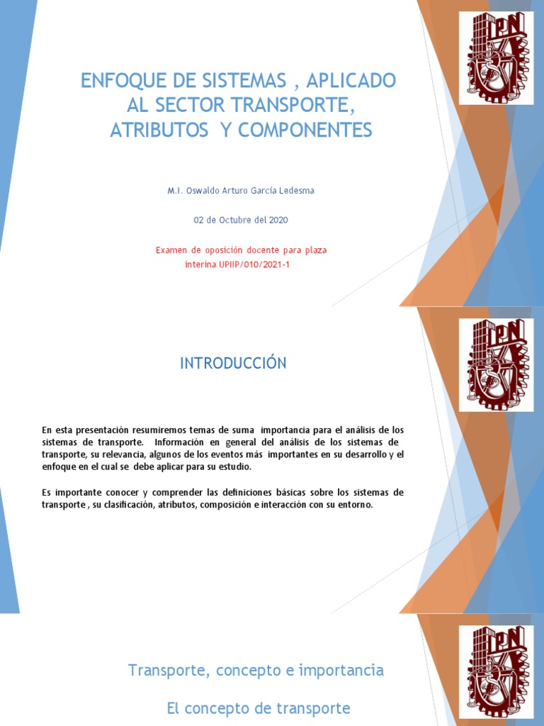 Análisis de Sistemas de Transporte | PDF | Transporte | Sistema