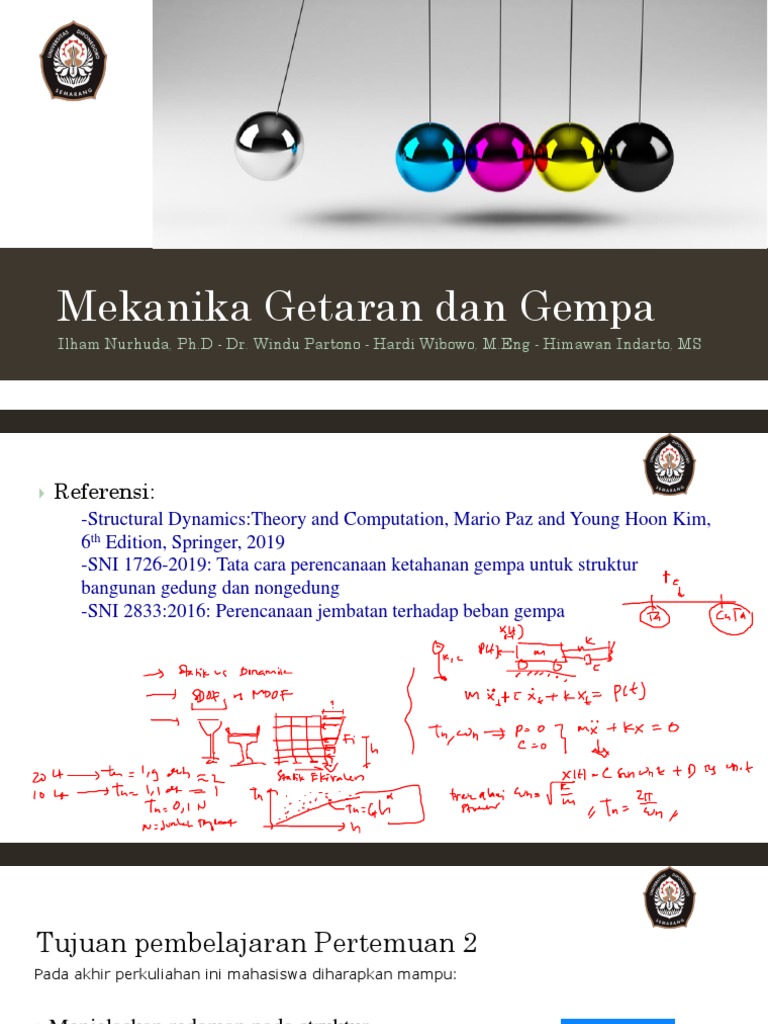 Analisis Redaman dan Getaran Struktur | PDF