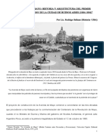 Avenida de Mayo: Historia y Arquitectura Del Primer Boulevard Moderno de La Ciudad de Buenos Aires (1884-1894)