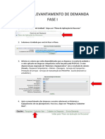 Tutorial Levantamento de Demandas