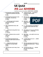 Adjetives and Adverbs