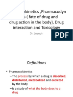 PK, PD, Drug Interaction and Toxicology Bmls3 2020 2