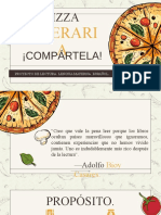 Proyecto de Lectura. La Pizza Literaria. Lengua Materna Español.