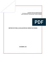 UNA-PDRH-INST-039-2021 Instructivo para La Evaluación Del Período de Prueba