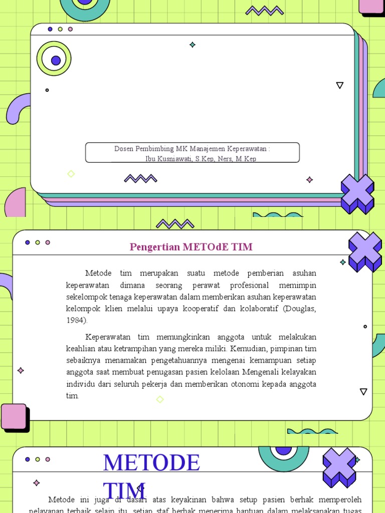 Metode Tim dalam Keperawatan | PDF