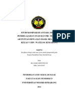 Studi Komparasi Antara Model Pembelajaran Stad Dan PBL Terhadap Aktivitas Siswa Dan Hasil Belajar Ips Kelas V SDN Wates 01 Semarang