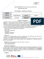 Ficha de Trabalho Sobre A Conservação Dos Alimentos