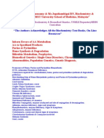 Biochemistry & Genetics Important Concepts Q&as DR Kumar Ponnusamy & Jegathambigai RN, Biochemistry & Genetics, International Medical University (IMU) / AIMST University School of Medicine, Malaysia