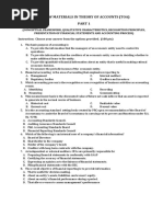 Theory of Accounts Test Review Part 1conceptual Framework Self Assessment Activity