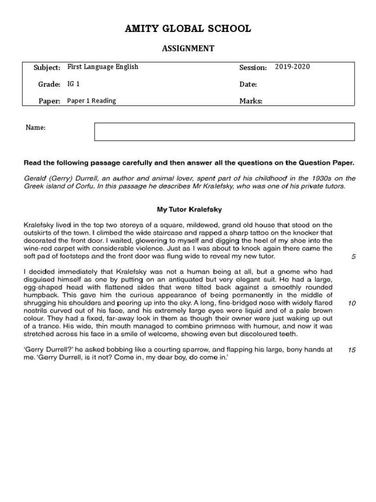 Dialogue Writing Assignment PDF