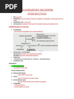 BIOCHEMISTRY REVIEWER Midterm