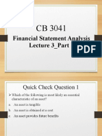Financial Statement Analysis - Quick Check Questions