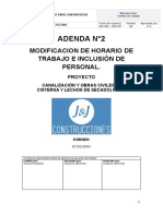 Adenda JJ 2 - Modificacion de Horario de Trabajo e Inclusion de Personal