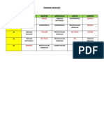 Horario Semanal 4a