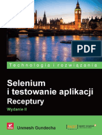 Selenium I Testowanie Aplikacji Receptury Wydanie II Seler2