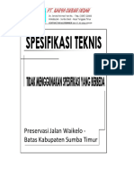 Spesifikasi Teknis