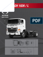 GH 1826 / L: Especificaciones técnicas de camión Toyota de 18 toneladas