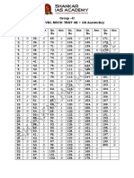 State Level Mock Test Ge + Gs Answerkey