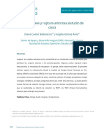 Terapia Breve y Ruptura Amorosa (Estudio de Caso) : Diana Cuellar Ballesteros y Argelia Gómez Ávila