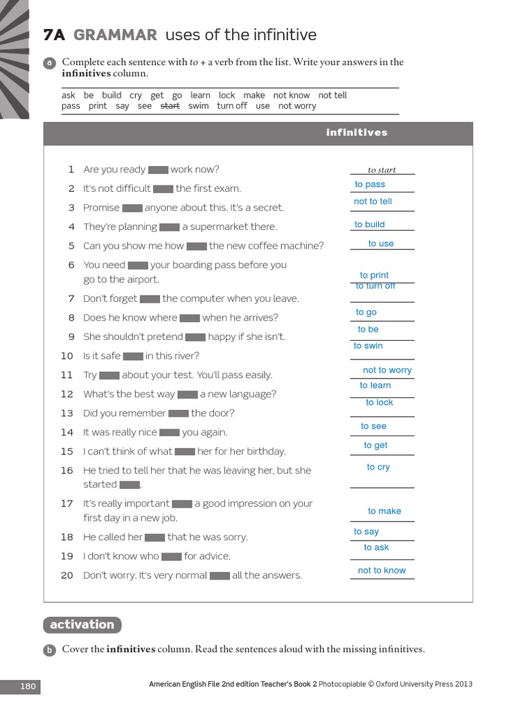 Grammar 7A | PDF