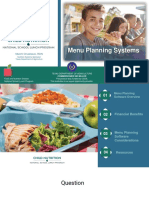 Menu Planning Systems Presentation