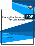 HVAC Lab Report Analysis