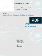 Jadavpur University PPT on ADC: Workings & Applications