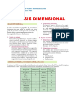 Análisis Dimensional 5to Sec