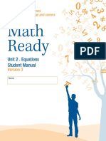 SREB Readiness Courses Math Ready Unit 2 Equations