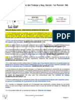 02-02-2023 - Derecho Del Trabajo y Seg. Social - 1er Parcial - NG