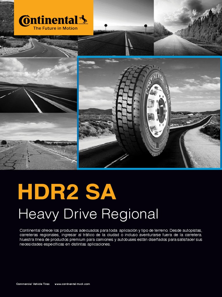 Hdr2 Sa Ficha Data | PDF | Neumático | Bienes manufacturados