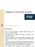 2 - Stability of Finite Slopes