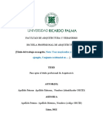 MONOGRAFÍA - CARÁTULA Y PRIMERAS PÁGINAS DE TESIS URP-FArquitecturayUrbanismo - Plantilla - Tesis - 2022A