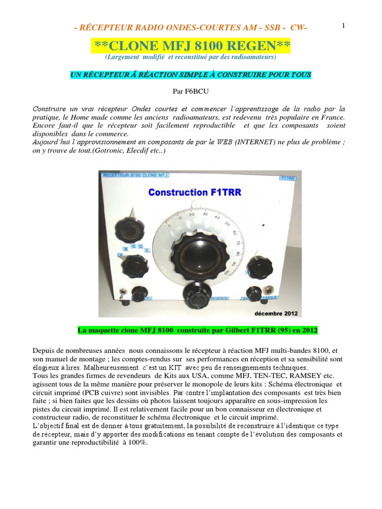 Radios à ondes courtes, Téléphonie, mobilité - FR