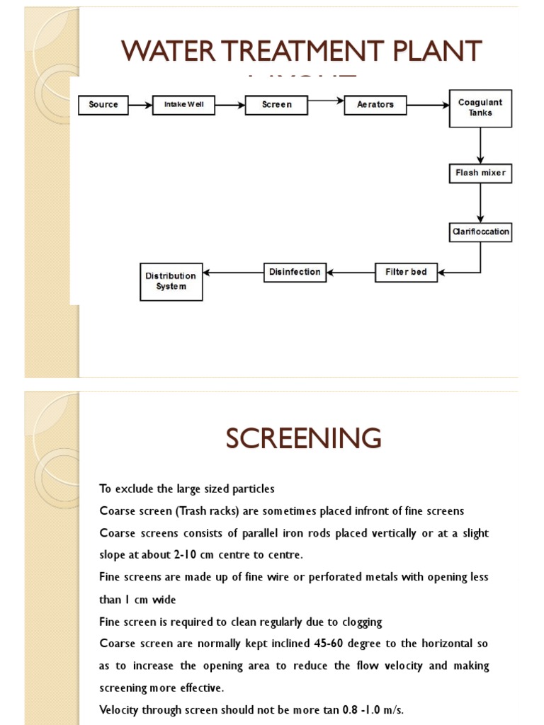 Water Treatment PDF Chemistry Chemical Engineering