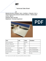 Vapor Foil Data Sheet