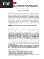 E-Learning at Home Vs Traditional Learning Among Higher Education Students: A Survey Based Analysis