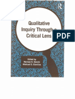 Qualitative Inquiry Through A Critical Lens