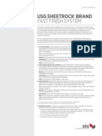 Usg Sheetrock Fast Finish Installation Guide en J2164